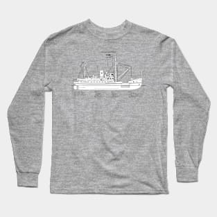 Fir wlm-212 United States Coast Guard Tender - SBDpng Long Sleeve T-Shirt